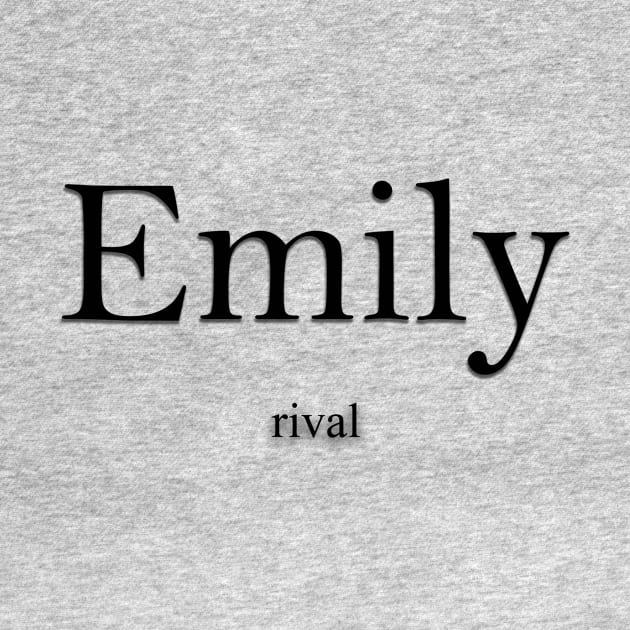 Emily Name meaning by Demonic cute cat